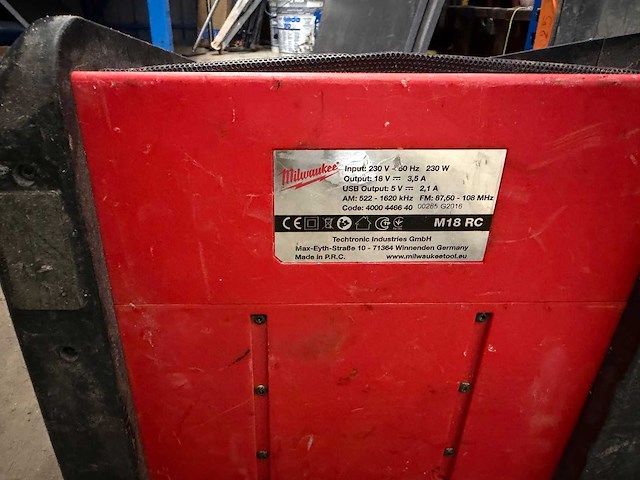Milwaukee werfradio - afbeelding 4 van  4