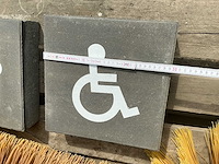 Mindervalide tegel 30 x 30 steen tuintegel (2x) - afbeelding 1 van  2