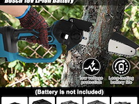 Mini accu kettingzaag voor bosch 18v batterij - afbeelding 2 van  2