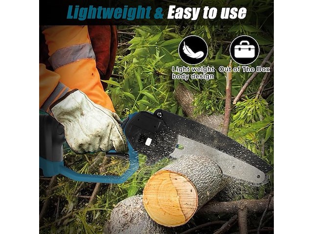 Mini accu kettingzaag - afbeelding 3 van  6