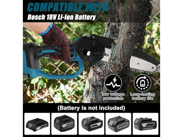 Mini accu kettingzaag - afbeelding 4 van  6