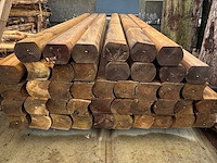 Mini biel half rond tuinpalen 2m40 (43x) - afbeelding 1 van  2