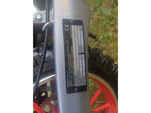Mini crosser 49cc red - afbeelding 2 van  10