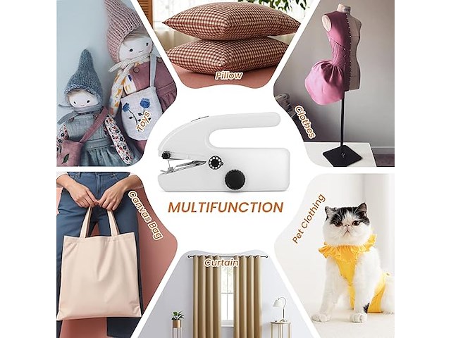 Mini draagbare elektrische naaimachine - afbeelding 5 van  6