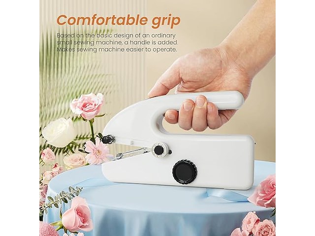 Mini draagbare elektrische naaimachine - afbeelding 4 van  6