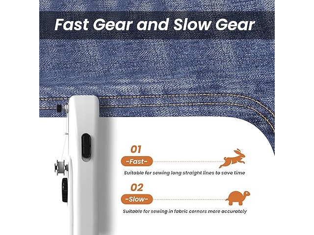 Mini draagbare elektrische naaimachine - afbeelding 6 van  6