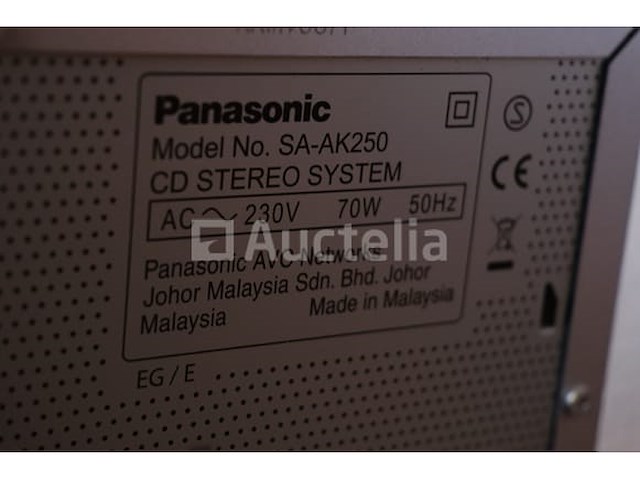 Mini hifi system panasonic sa-ak250 - afbeelding 2 van  8