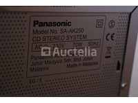 Mini hifi system panasonic sa-ak250 - afbeelding 2 van  8