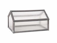 Mini kas, compacte houten kas, polykarbonatpanelen - afbeelding 2 van  5