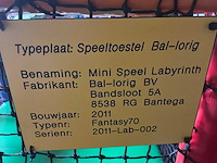 Mini labyrint met ballenbad - afbeelding 7 van  8
