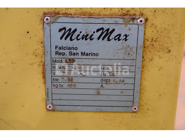 Mini max l55 breedbandschuurmachine - afbeelding 6 van  9