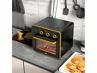 Mini-oven, 20 liter, olievrije frituur, grillen, bakken, koeldrank