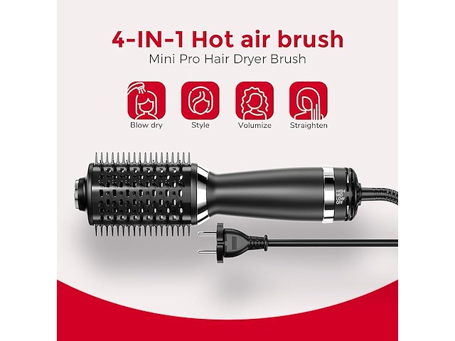 Mini pro hair dryer brush - afbeelding 2 van  4