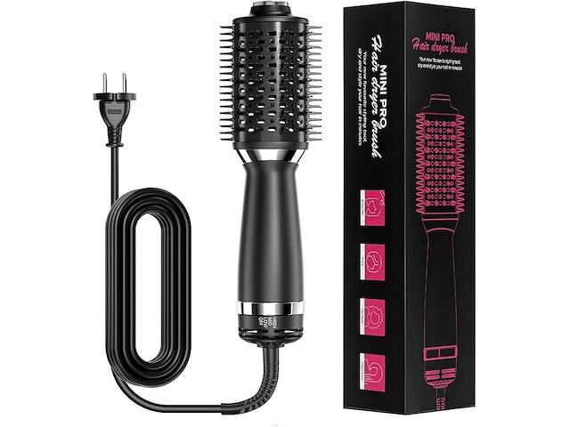 Mini pro hair dryer brush - afbeelding 1 van  4