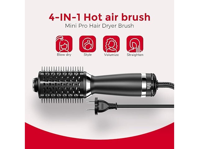 Mini pro hair dryer brush - afbeelding 2 van  4