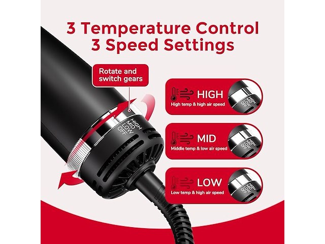 Mini pro hair dryer brush - afbeelding 4 van  4