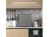 Mini vriezer instelbare temperatuur van -14 tot -24°c compact 35l - afbeelding 5 van  6