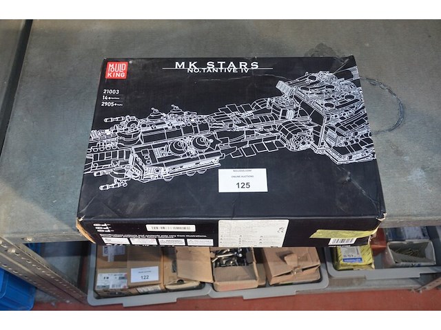 Miniature motorcross suzuki rockstar, moulde king 21003 mk stars no.tantive iv, snookerbalset - afbeelding 1 van  8