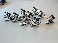 Miniatuur wielrenner (9x)