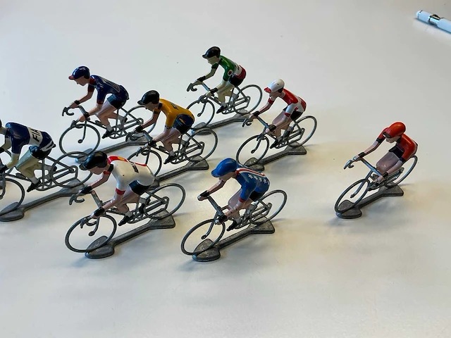 Miniatuur wielrenner (9x) - afbeelding 4 van  4