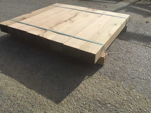 Minibiels eiken 1000 x 135 x 85 mm ( 8 x ) - afbeelding 1 van  5