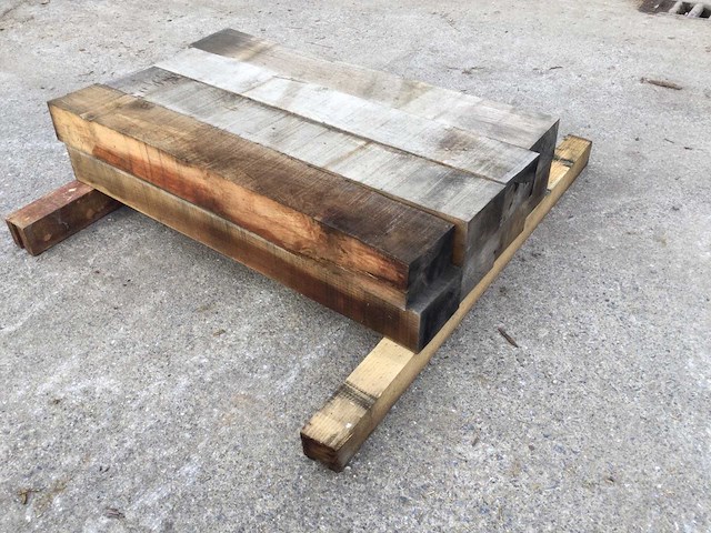 Minibiels eiken 1000 x 145 x 95 mm (8x) - afbeelding 3 van  3