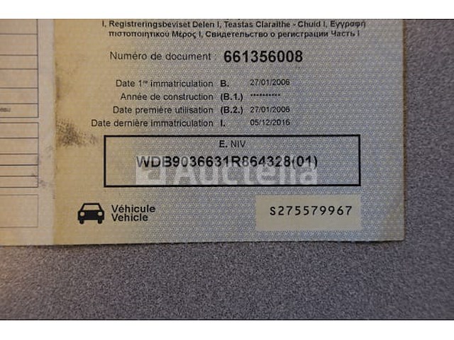 Minibus mercedes-benz sprinter 311 cdi (2006-165,695 km-vin:wdb90366331r864328) - afbeelding 74 van  79