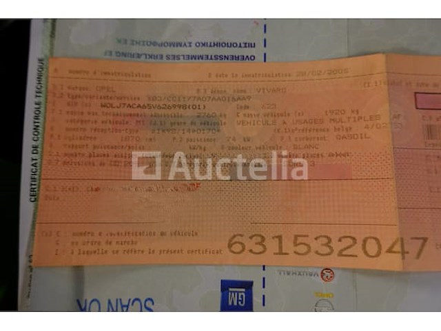 Minibus opel vivaro 1.9 cdti (2005-82.238 km)(vin:w0lj7aca65v626998) - afbeelding 15 van  39