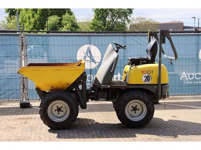 Minidumper wacker neuson d01-04 diesel 17kw 2017 - afbeelding 1 van  1