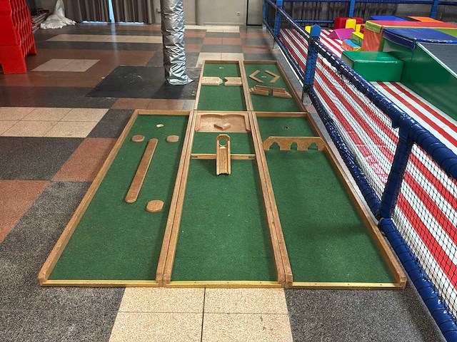 Minigolf houten spelen (5x) - afbeelding 1 van  2