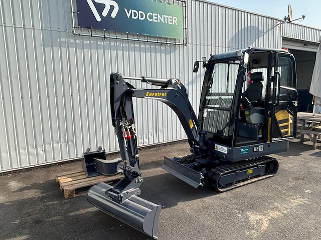 Minigraafmachine eurotrac he18-c diesel 19.2pk nieuw - afbeelding 1 van  1