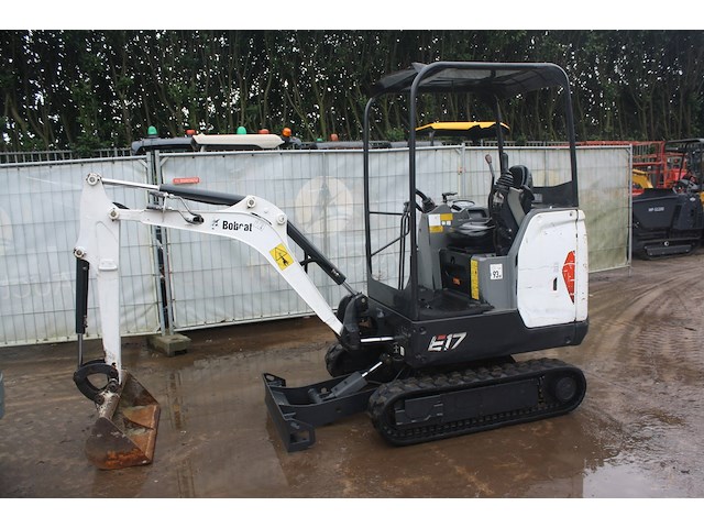 Minigraver bobcat e17 diesel 10.2kw 2015 - afbeelding 1 van  1