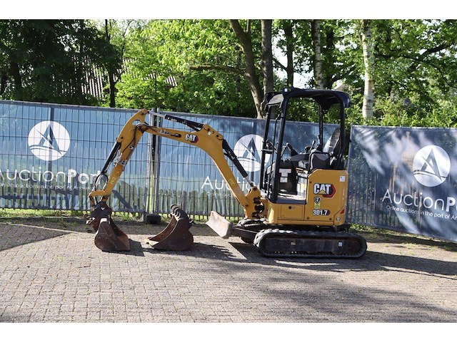 Minigraver caterpillar 301.7 diesel 16.1kw 2020 - afbeelding 1 van  1
