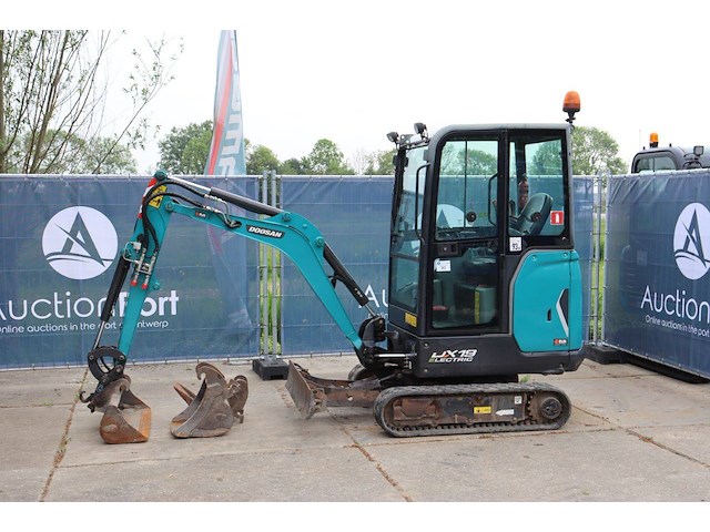 Minigraver doosan dx19 elektrisch 2021 - afbeelding 1 van  1