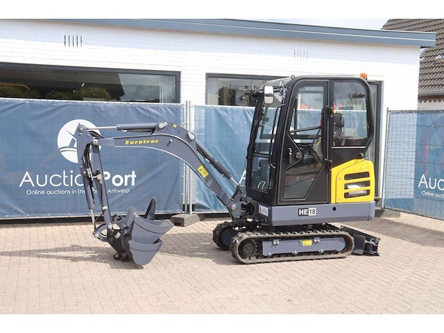 Minigraver eurotrac sq18a/he18cp diesel 14.2kw 2020 nieuw - afbeelding 1 van  1