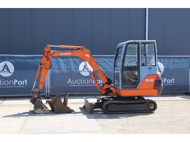 Minigraver hitachi ex22-2 diesel 13.6kw 1998 - afbeelding 1 van  1