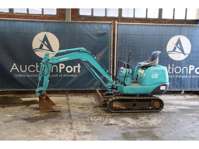 Minigraver hitachi ex8 diesel 6.4kw - afbeelding 1 van  1