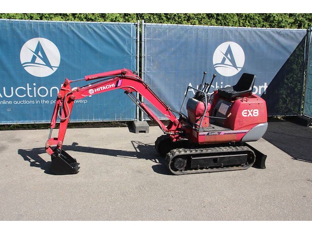Minigraver hitachi ex8 diesel - afbeelding 1 van  1