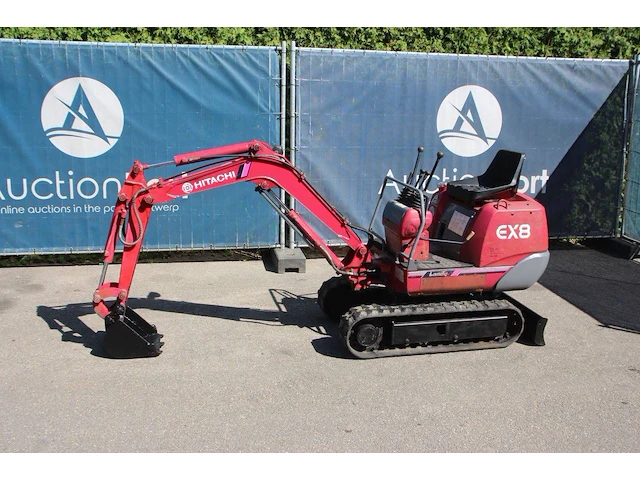 Minigraver hitachi ex8 diesel - afbeelding 1 van  1