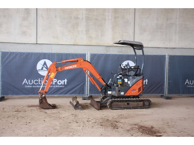 Minigraver hitachi zx17u-2 diesel 11kw - afbeelding 1 van  1