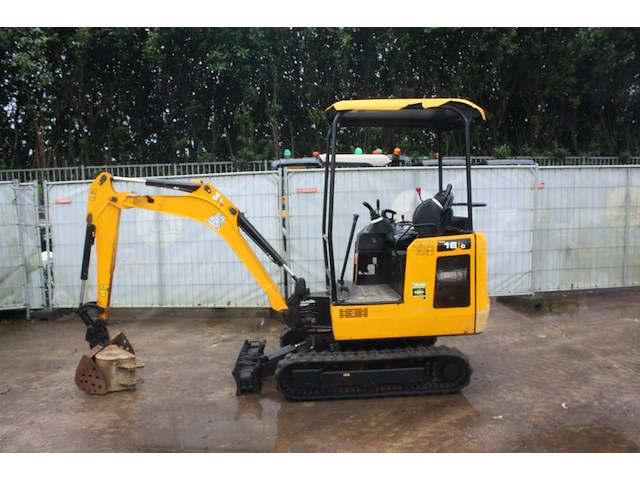 Minigraver jcb 16c-1 t3 diesel 12.2kw 2022 - afbeelding 1 van  1
