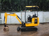 Minigraver jcb 16c-1 t3 diesel 12.2kw 2022 - afbeelding 1 van  1