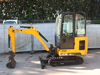 Minigraver jcb 16c-1 t3 diesel 12kw 2021 - afbeelding 1 van  1