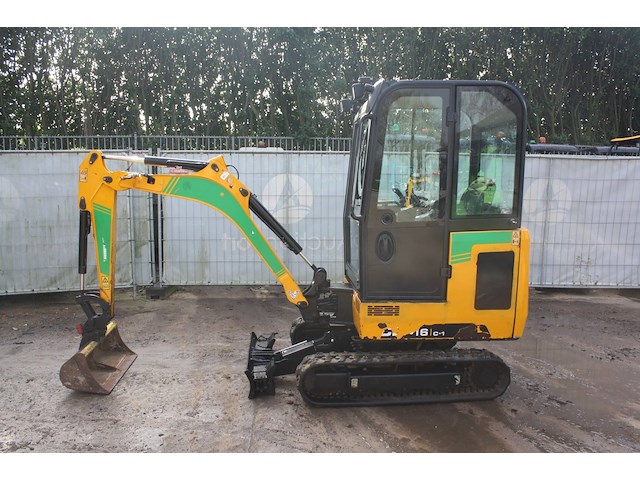 Minigraver jcb 16c-1 t3 diesel 2019 - afbeelding 1 van  1