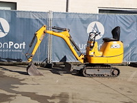 Minigraver jcb 8008 cts diesel 9kw - afbeelding 1 van  1