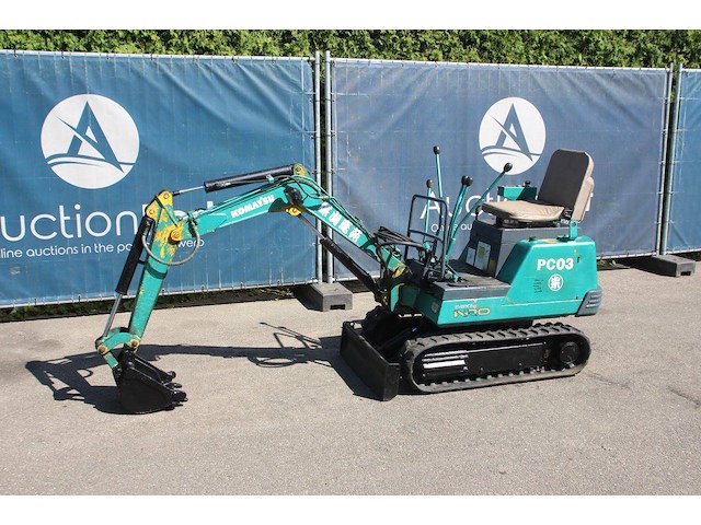 Minigraver komatsu pc03-1 diesel - afbeelding 1 van  1