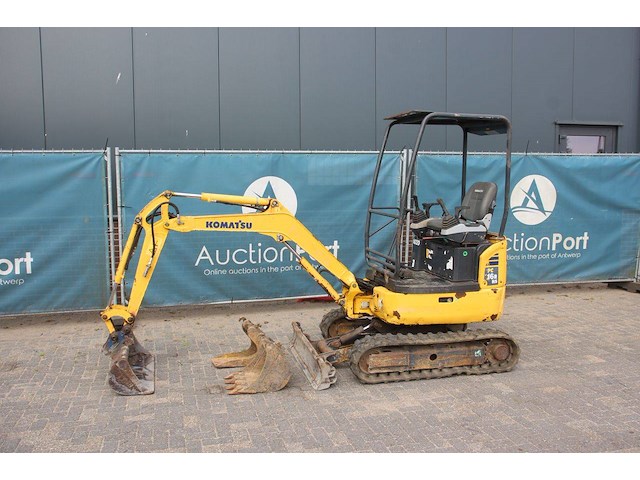 Minigraver komatsu pc16r-3hs diesel 11.8kw 2012 - afbeelding 1 van  1