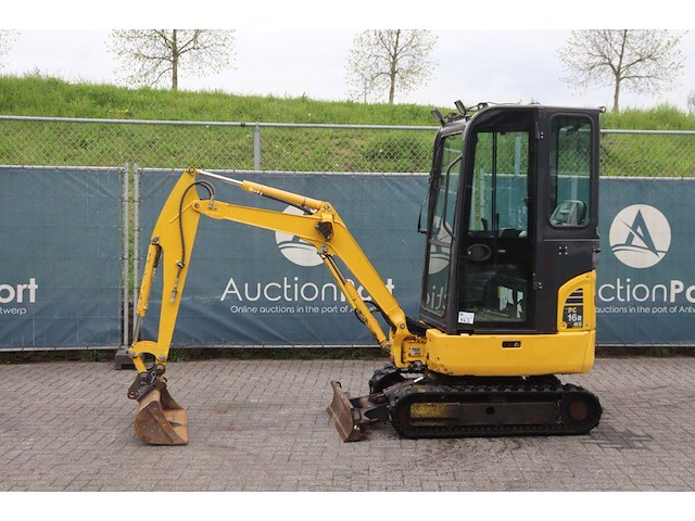 Minigraver komatsu pc16r-hs diesel 2012 - afbeelding 1 van  1