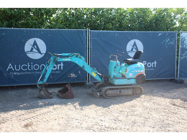 Minigraver kubota k-008 diesel 2000 - afbeelding 1 van  1