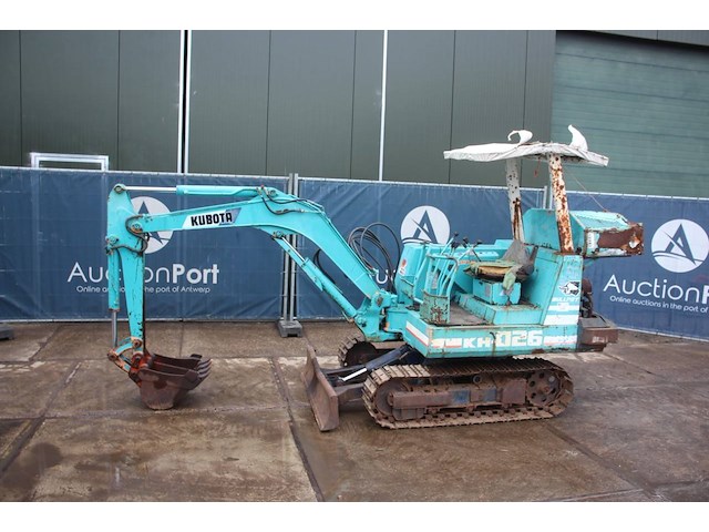 Minigraver kubota kh-026 diesel - afbeelding 1 van  1